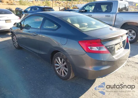 2012 Honda Civic Ex z USA, uszkodzony, nr VIN 2HGFG3B85CH546210
